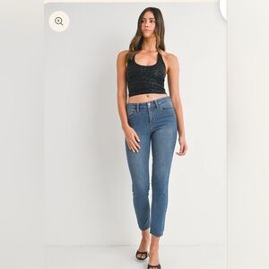 Women's Just USA High-Rise Stretchy Skinny Jeans - Size 32P (14P)